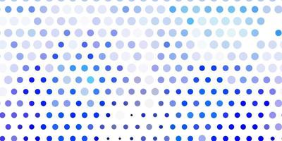 Light pink, blue vector pattern with spheres.