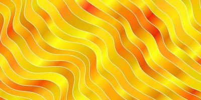 Light Orange vector template with curves.
