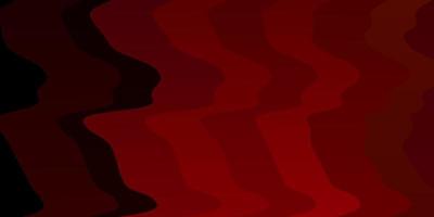Dark Red vector texture with curves.