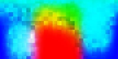 Light multicolor vector background with rectangles.