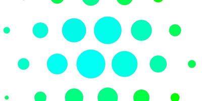 Light Green vector layout with circle shapes.