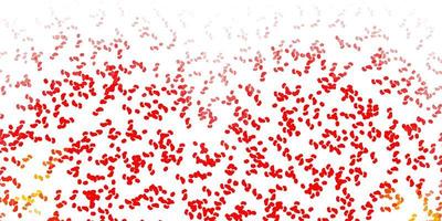 plantilla de vector rojo claro con formas abstractas.