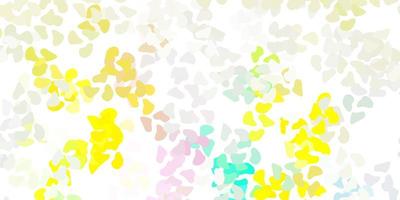 Light multicolor vector pattern with abstract shapes.
