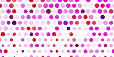 Light purple, pink vector texture with disks.