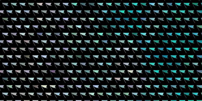 diseño de vector azul claro con líneas, triángulos.