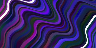 Dark Blue, Red vector layout with curves.
