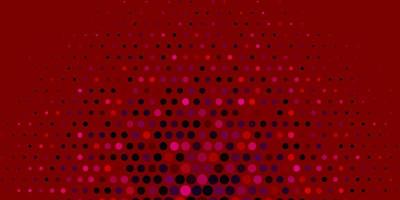 Light Blue, Red vector background with bubbles.