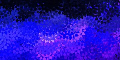 Dark purple vector background with polygonal forms.