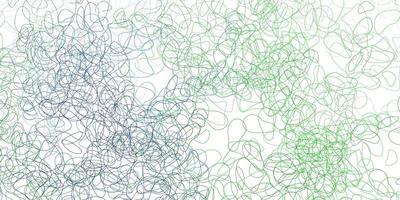 Light green vector backdrop with chaotic shapes.