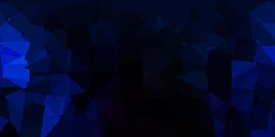 Dark blue vector polygonal backdrop.