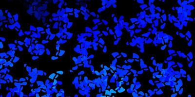 Dark blue vector backdrop with chaotic shapes.