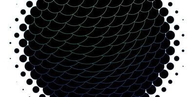 Light Blue, Green vector pattern with spheres.