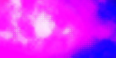 Light Purple, Pink vector backdrop with circles.