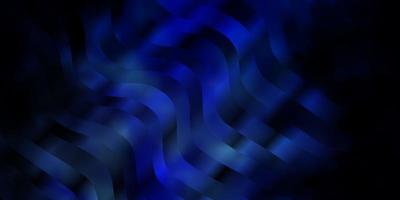 Dark BLUE vector pattern with lines.