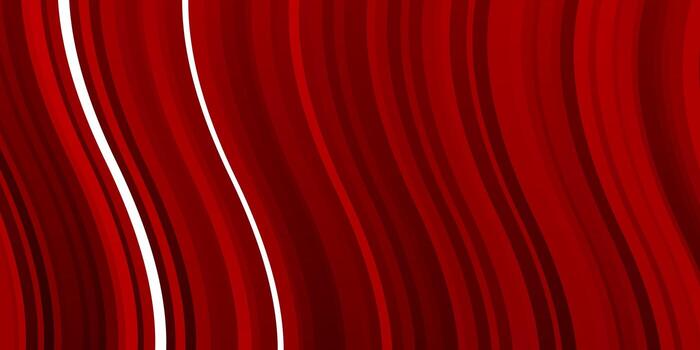 Dark Red vector background with wry lines.
