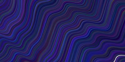 Dark BLUE vector pattern with curved lines.