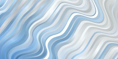 Light BLUE vector background with bent lines.