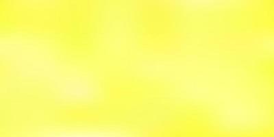 Light yellow vector abstract blur pattern.