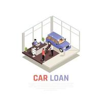 Car Dealership Concept Vector Illustration