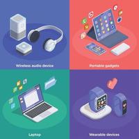 Modern Devices Design Concept Vector Illustration