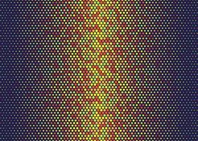 Abstract halftone hot color gradient dot vector