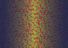 Abstract halftone hot color gradient dot vector