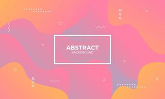 Abstract Colorful Fluid Wave Background vector