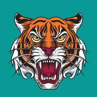 Tiger Head Vector