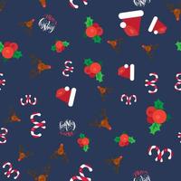 Merry Christmas Seamless Pattern vector