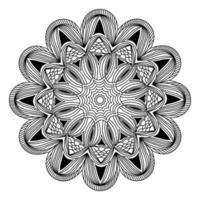 Decorative elegance Mandala for invitation Background Design vector