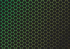 Abstract Technology Hexagon Gradient Background vector