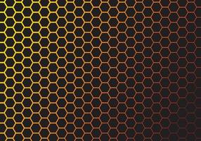 Abstract Technology Hexagon Gradient Background vector