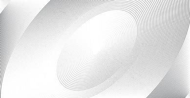 Concentric circle for sound wave. Abstract circle line pattern vector