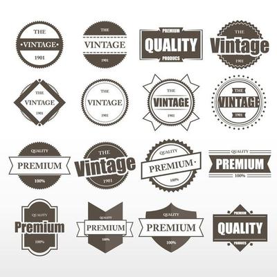 Elegance label vector illustration