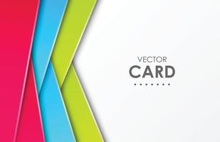 diseño de tarjeta de vector