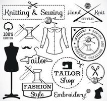 Tailor shop icon design vector