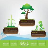 ilustración del día mundial del medio ambiente vector