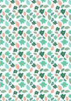 Vintage floral background design vector