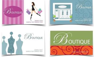 Boutique business card template
