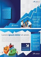 Creative brochure template design vector