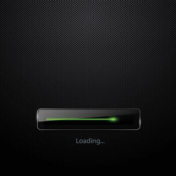 Glossy loading background vector