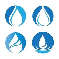 Water drop logo images vector