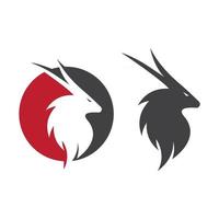 Deer logo images illustration vector