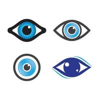 Eye care logo images vector