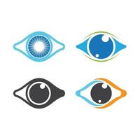 Eye care logo images vector