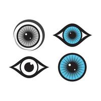 Eye care logo images vector