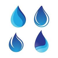 Water drop logo images vector