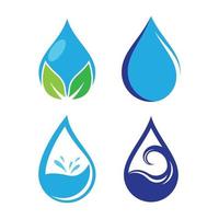 Water drop logo images vector