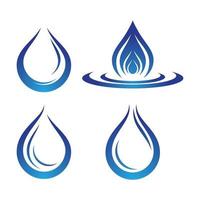 Water drop logo images vector