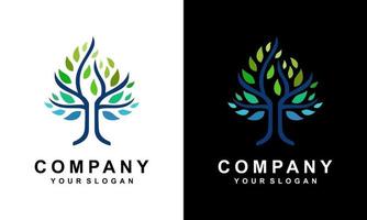 Ilustration vector graphic of  Modern and simple logo design for medical company with simple tree and abstract style